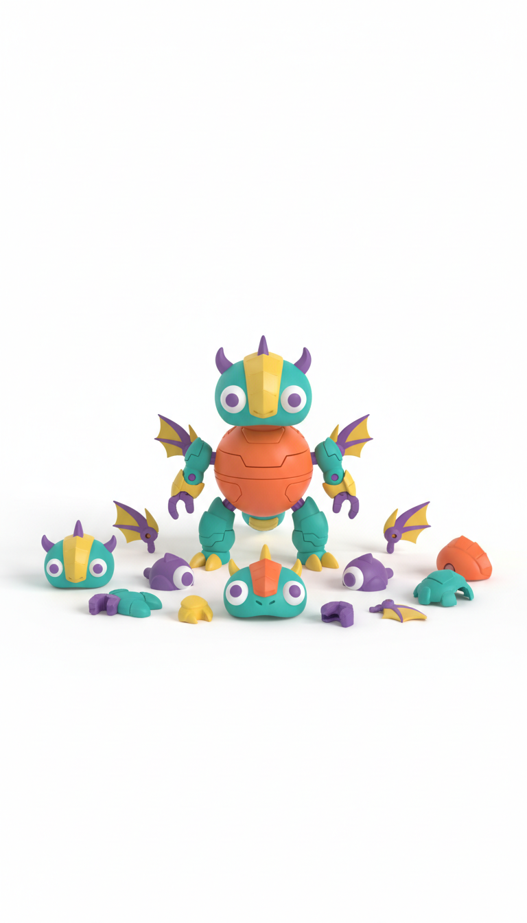 Mixable Plush Creature Kit