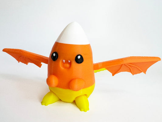 Candy Corn Dragon by Teal Cat Creative