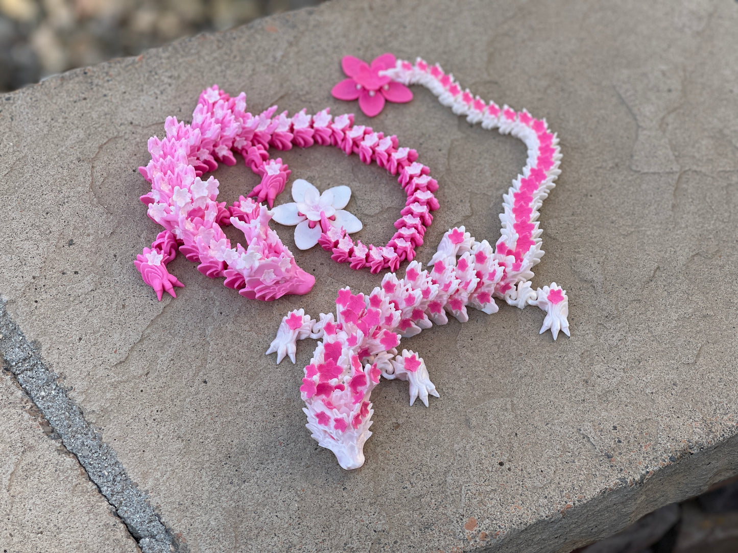 Cherry Blossom Dragon (24 inches, customizable single color)