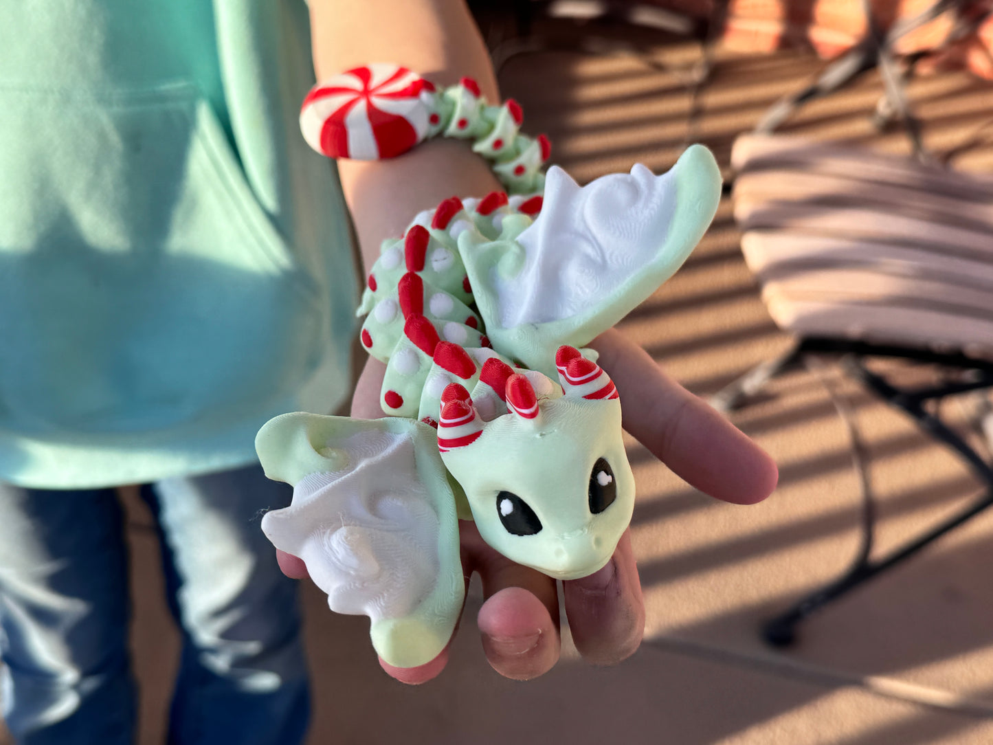 Peppermint Dragon by Teal Cat Creative