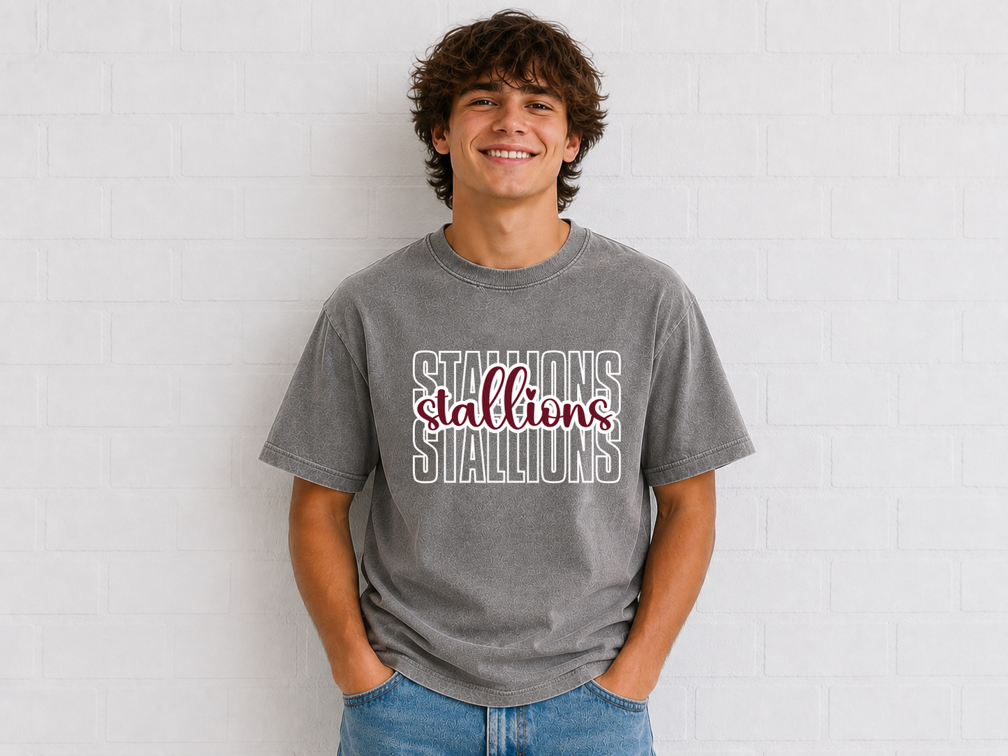 CTE Stallions Vintage washed Tshirt