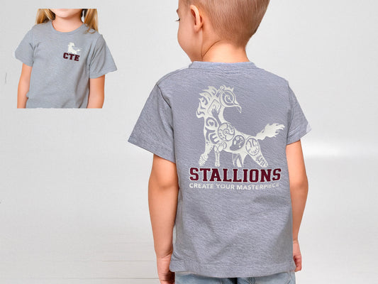 CTE Stallions Shirt - Heather