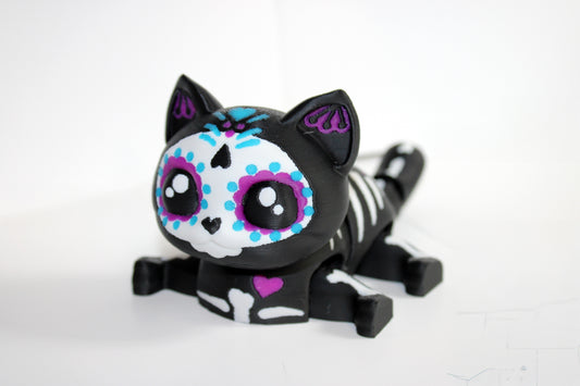 Yarn Ball Kitty - Sugar Skull