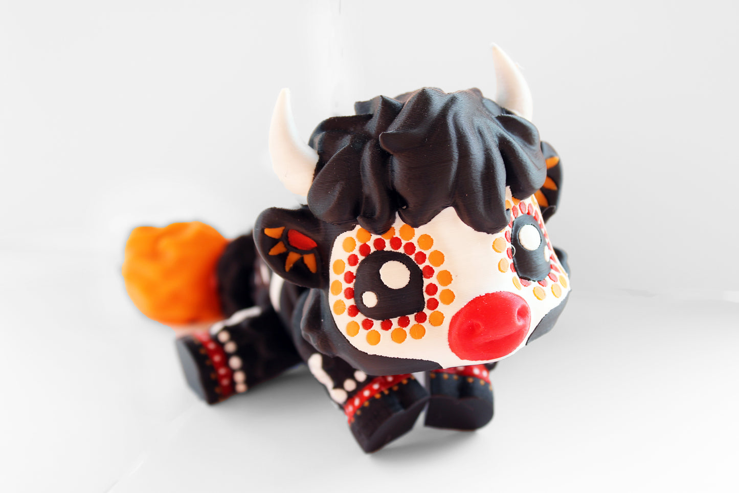 Highland Cow - Sugar Skull