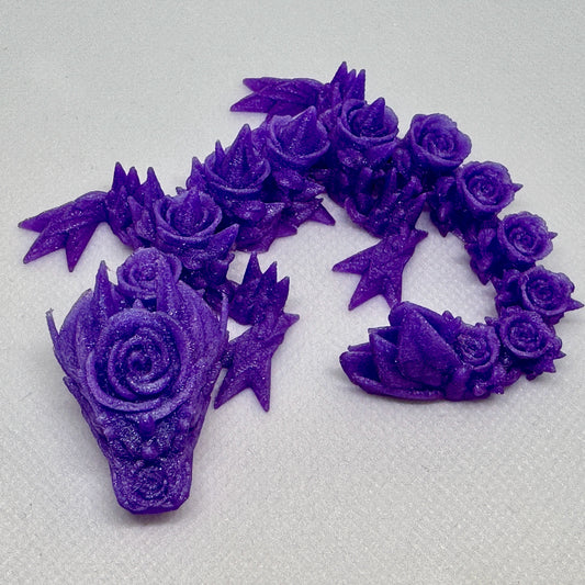 Baby Rose Dragon printed in Witchcraft (Glitter)