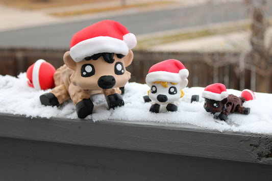 Jingle-Bell Highland Cow