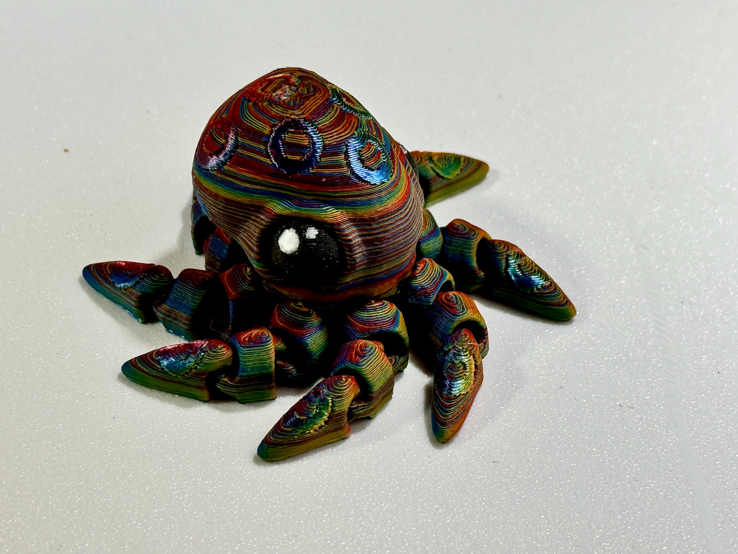 Tiny Articulated Octopus Figure (customizable multicolor)