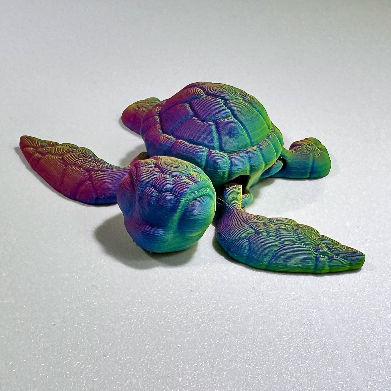 Tiny Articulated Sea Turtle (customizable multicolor)