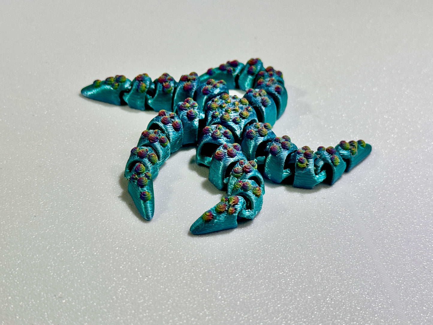 Tiny Articulated Starfish (customizable multicolor)