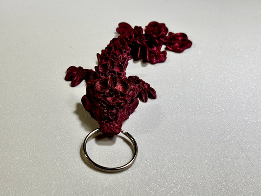 Orchid Dragon Tadling Keychain