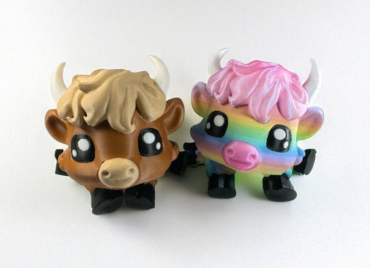 Highland Cow by Teal Cat Creative