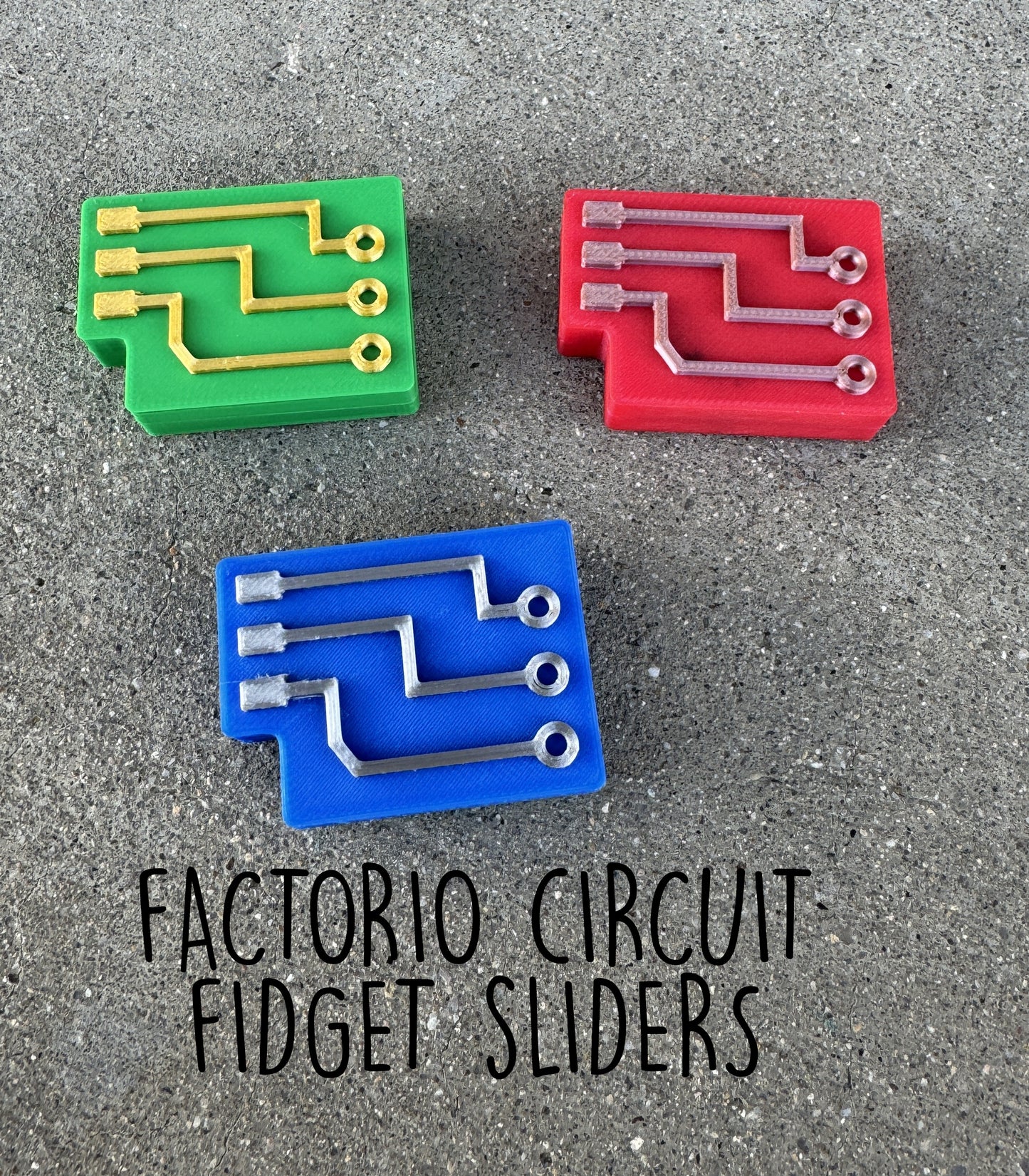 Factorio Circuit Haptic Fidget Slider