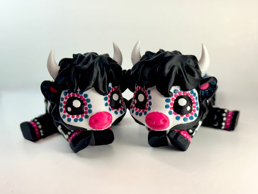 Highland Cow - Sugar Skull
