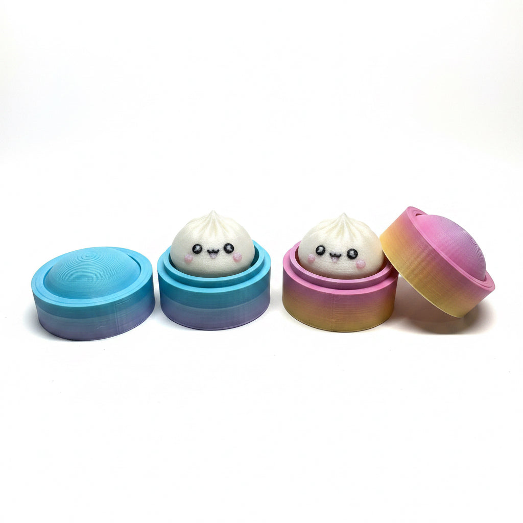 Dumpling Fidget Clicker (with optional keychain)