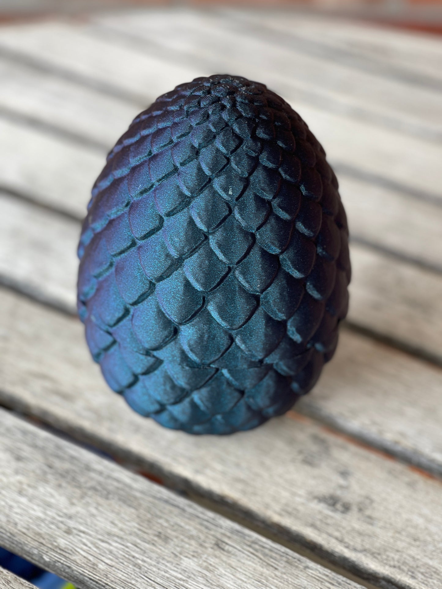 Dragonscale Egg printed in Dark Magic (Glitter)