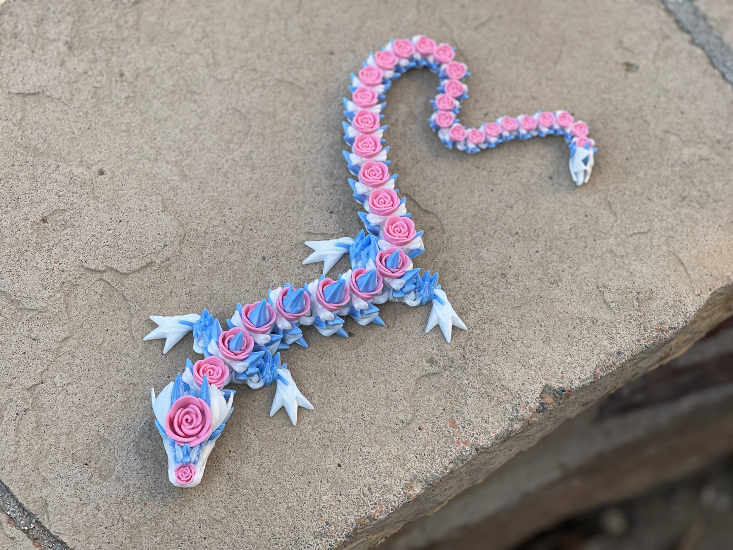 Rose Dragon (Customizable multicolor)