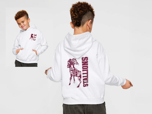 CTE Stallions Hoodie - White