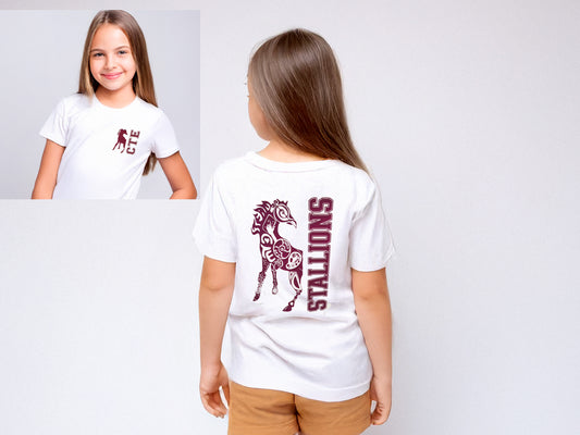 CTE Stallions Shirt - White