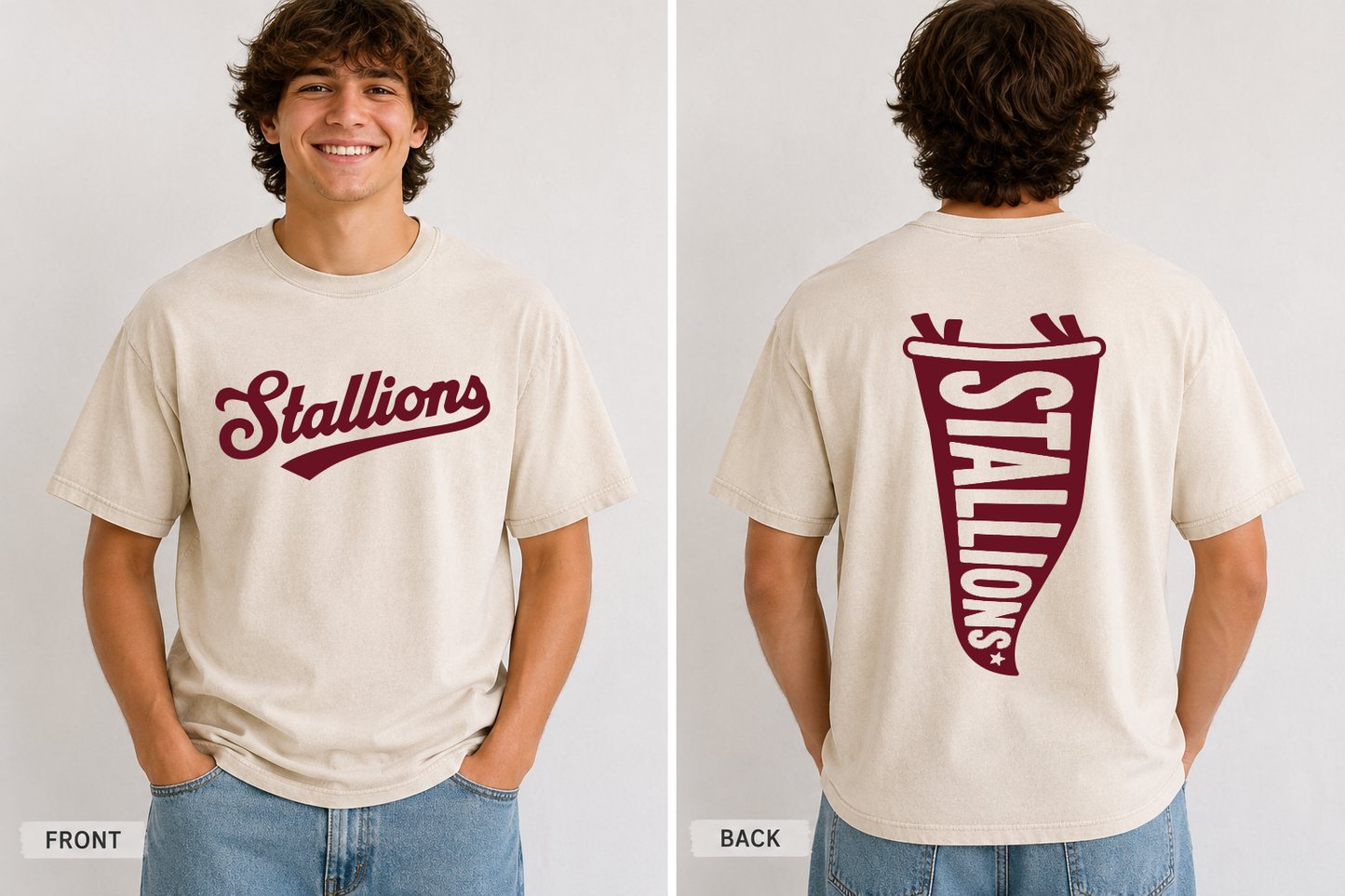 CTE Stallions Vintage washed Tshirt