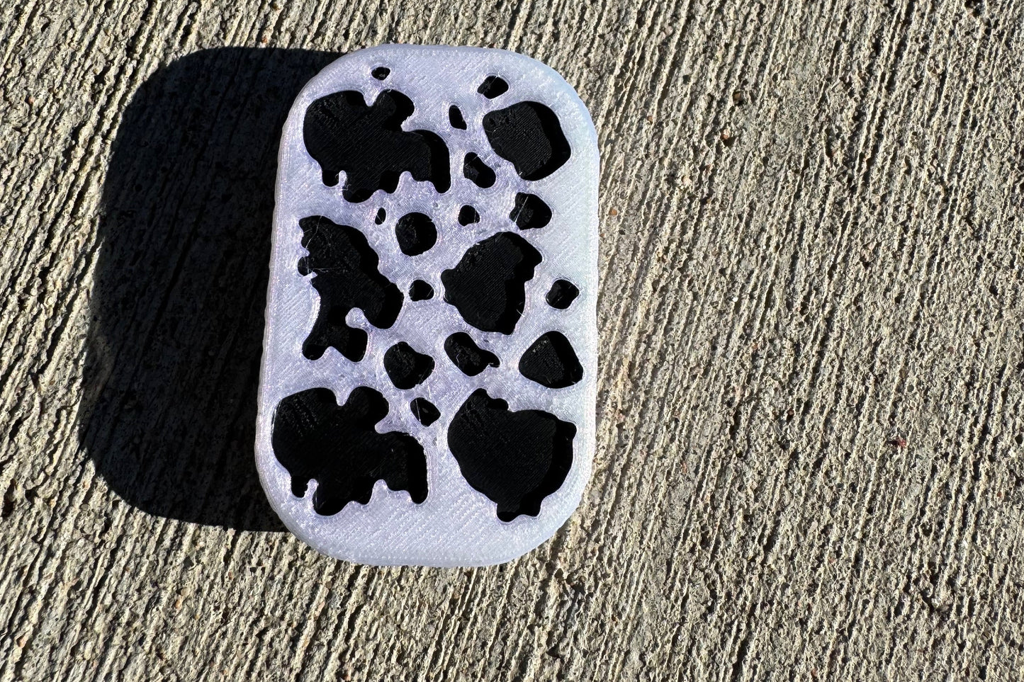 Haptic Fidget Slider - Cow Texture
