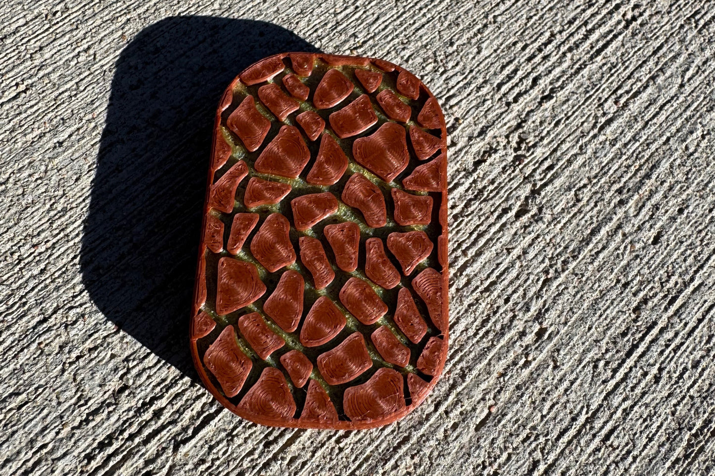 Haptic Fidget Slider - Giraffe Texture