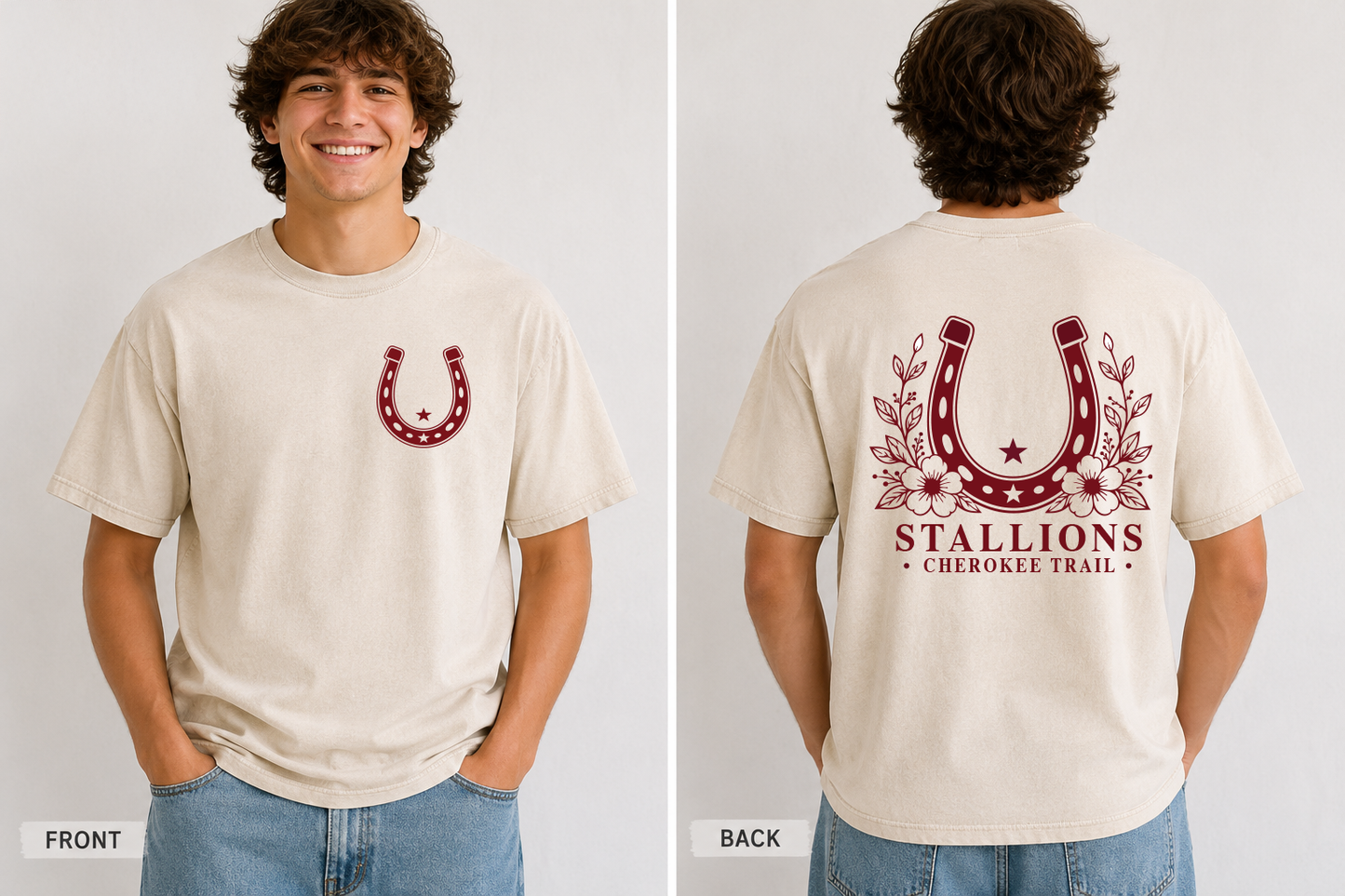 CTE Stallions Vintage washed Tshirt
