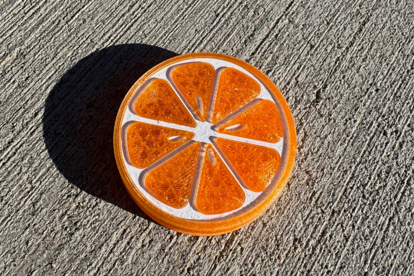 Haptic Fidget Slider - Orange