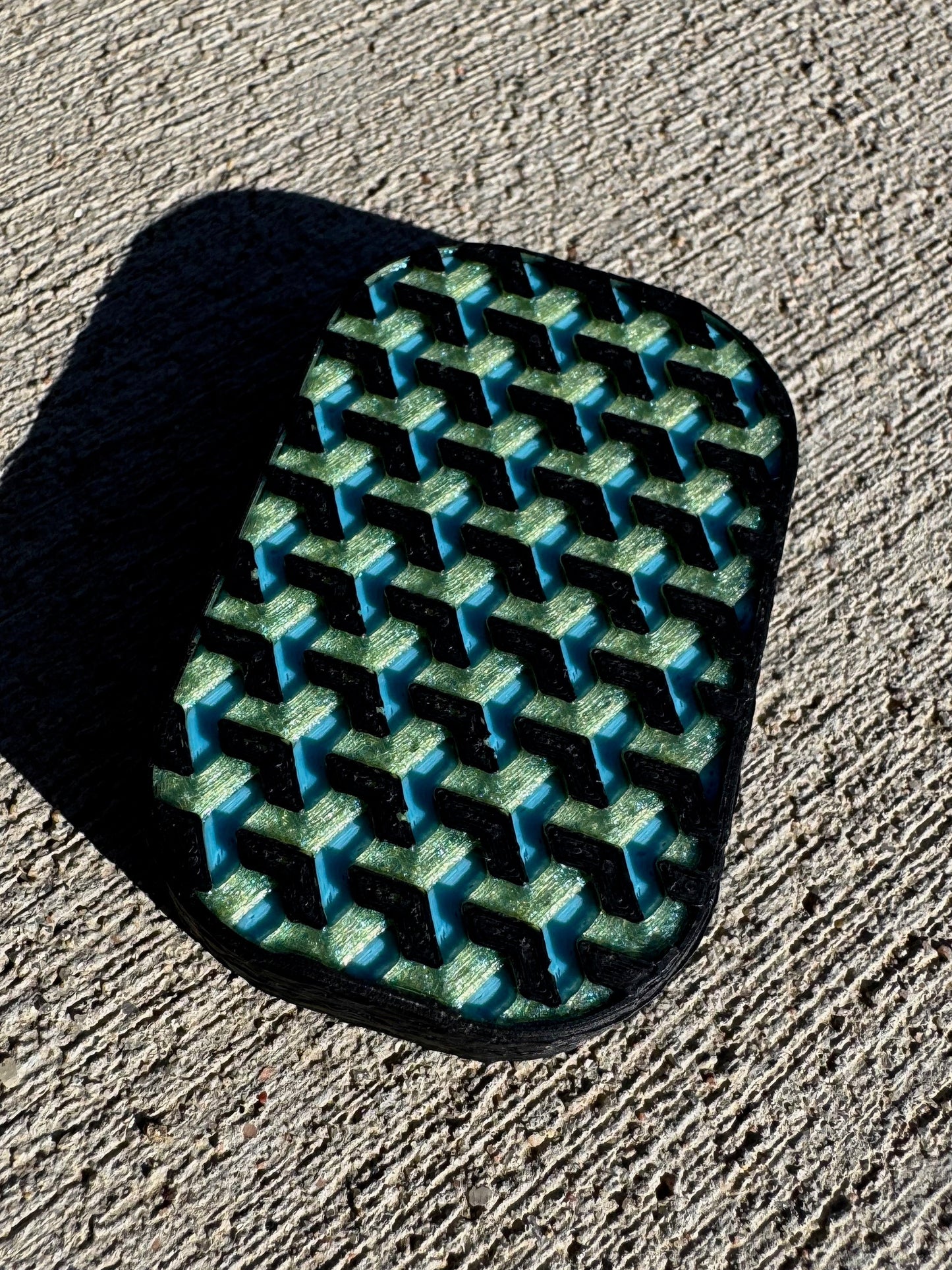 Haptic Fidget Slider - Qbert Texture