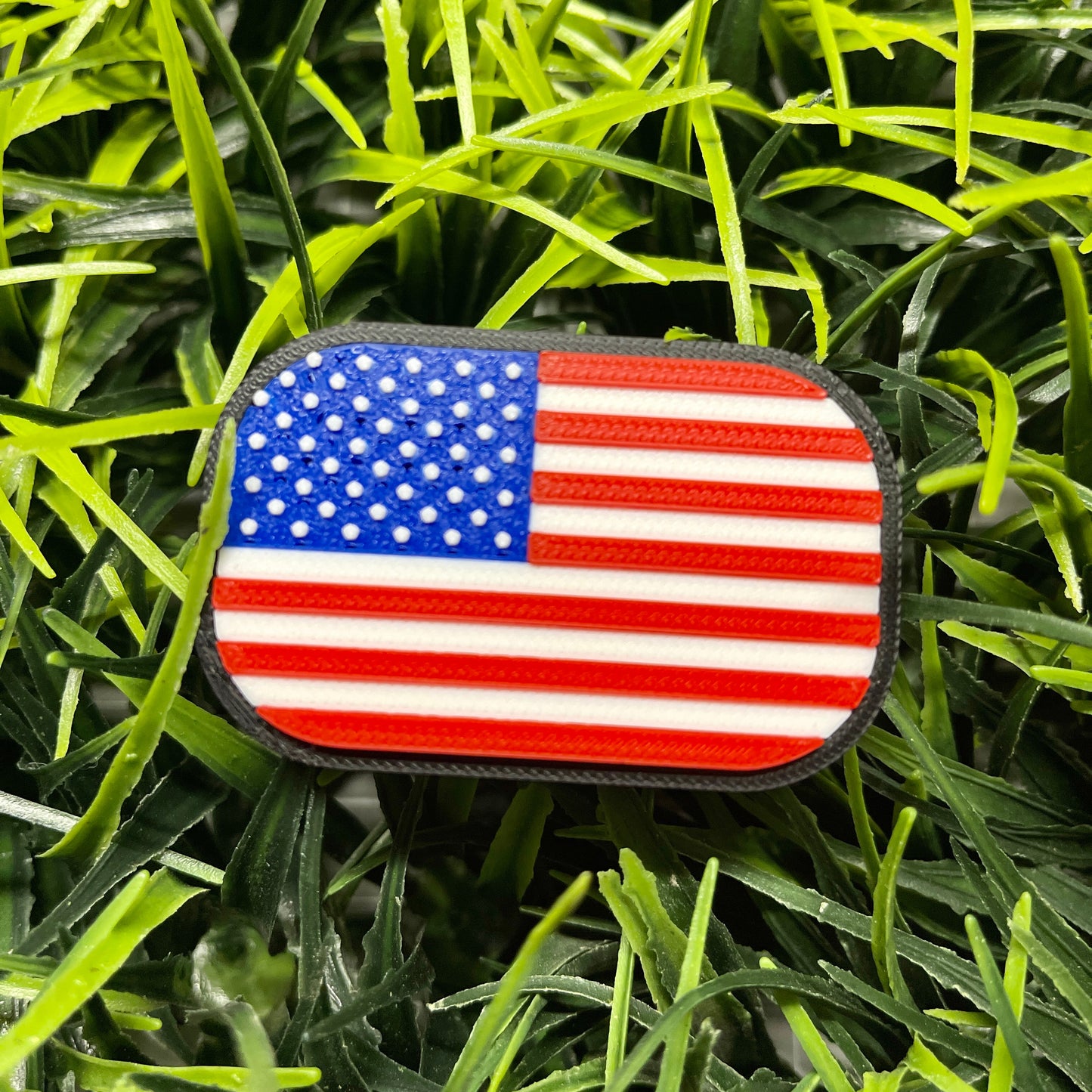 Magnetic Fidget Slider with the United States Flag texture