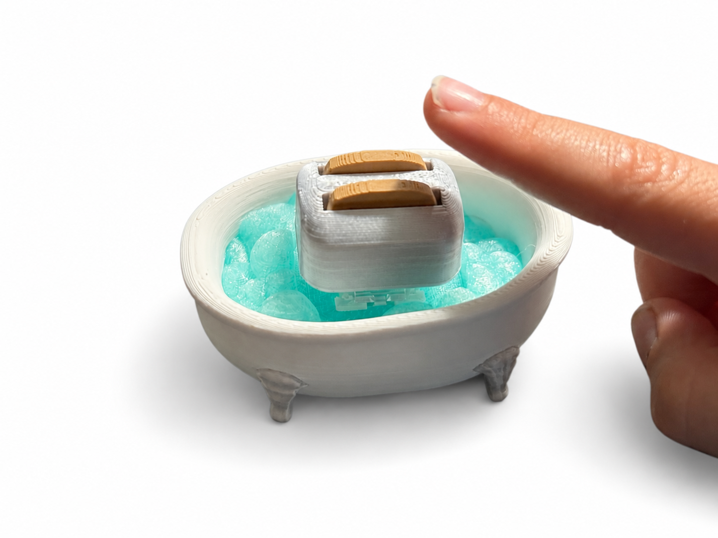 Toaster in Bathtub Fidget Clicker