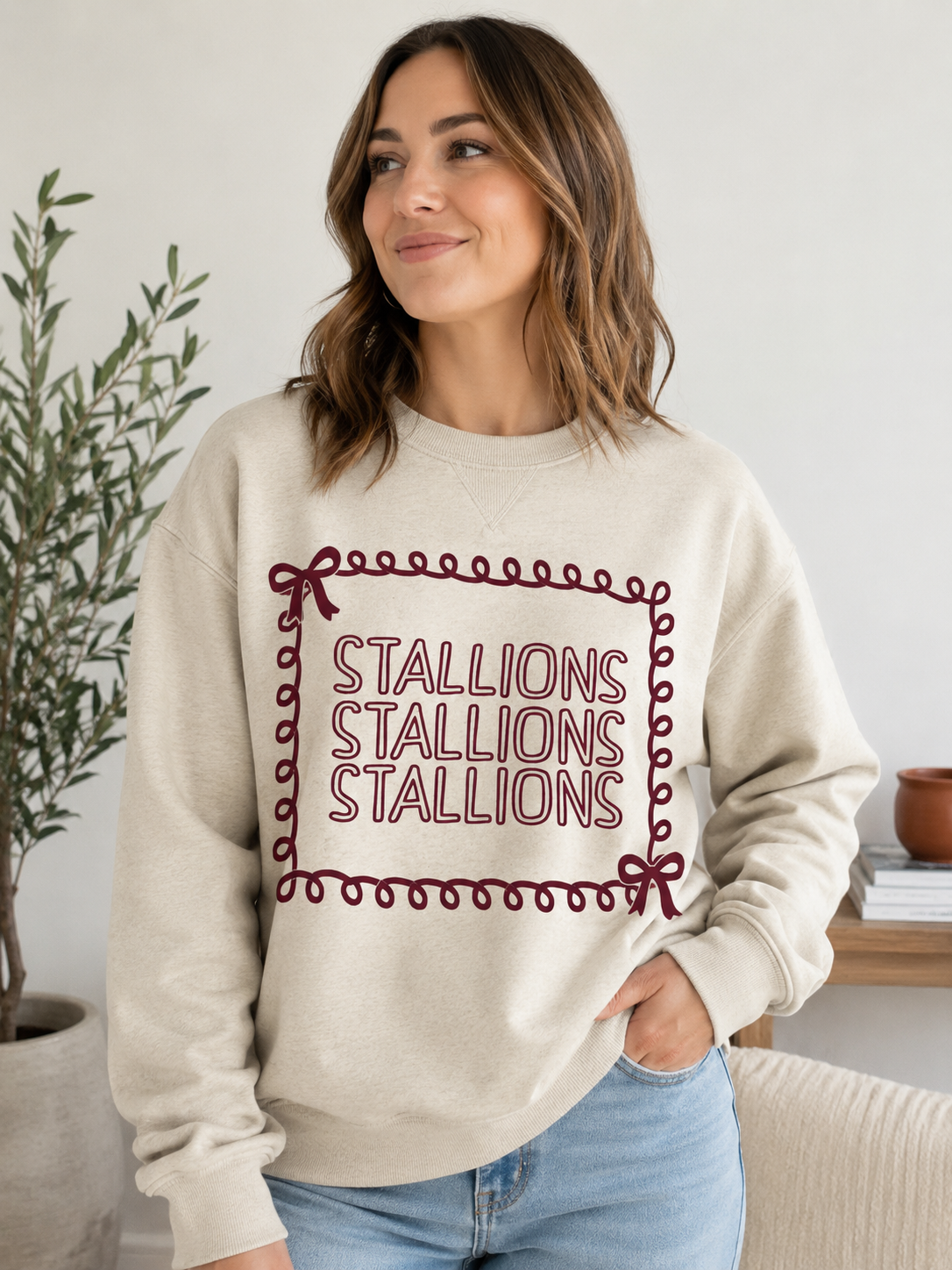 CTE Stallions crew neck sweatshirt