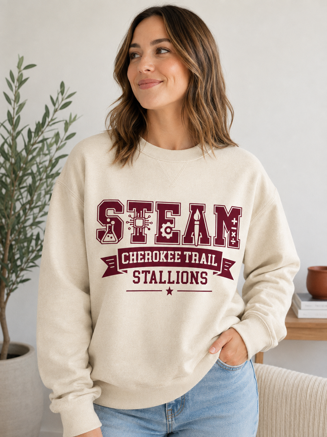 CTE Stallions crew neck sweatshirt
