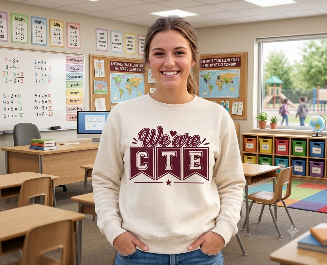 CTE Stallions crew neck sweatshirt