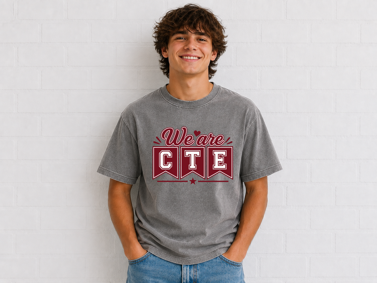 CTE Stallions Vintage washed Tshirt